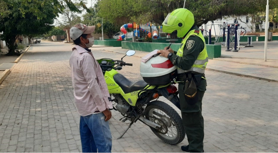 Imposición de comparendo en el Magdalena.