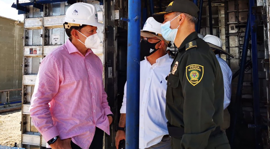 Minjusticia durante su visita a San Ángel, Magdalena.