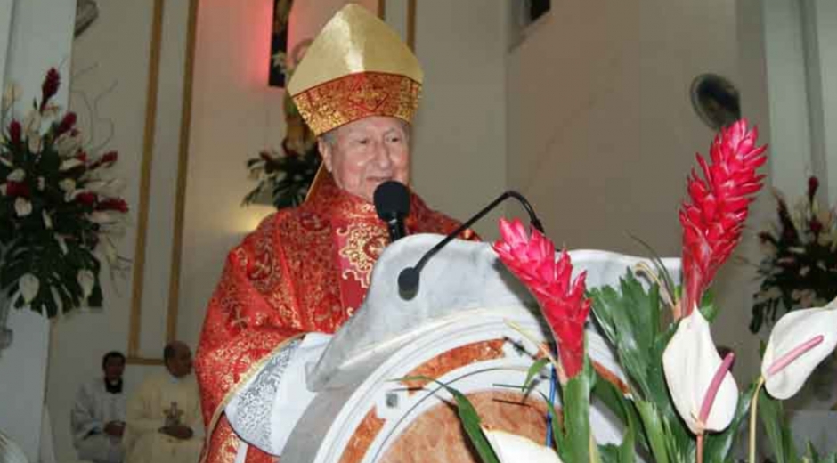 Monseñor Ugo Puccini Banfi, obispo emérito de Santa Marta. cortesía
