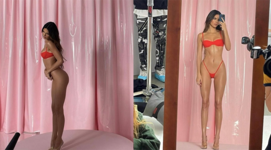 Internet Kendall Jenner en su sesión fotográfica para San Valentín.