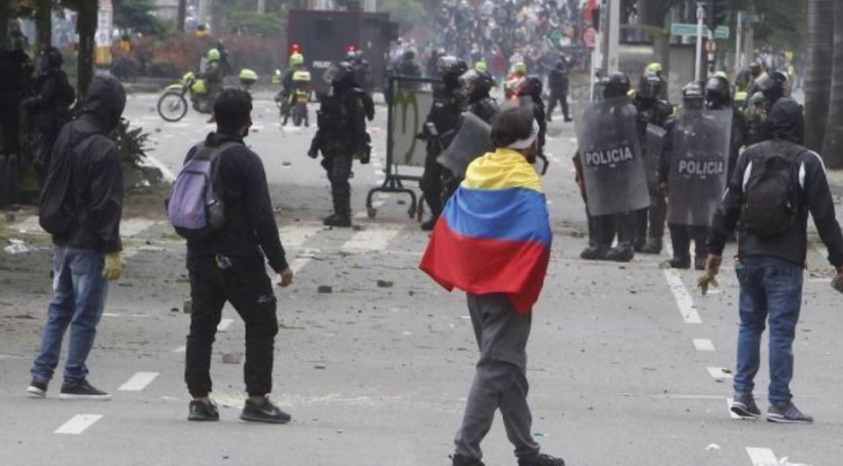 El Nacional Imagen de contexto - protestas en Cali.