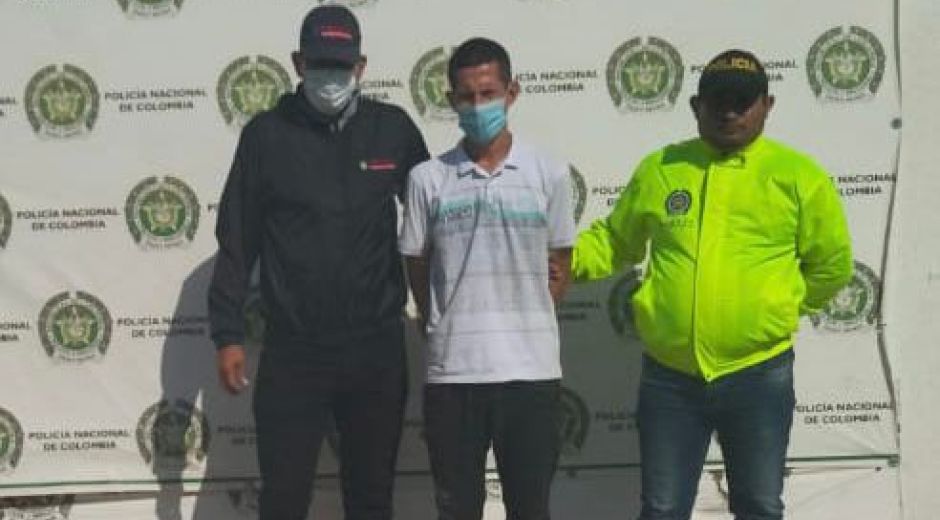 Policía Metropolitana de Santa Marta Jhon Andrés Díaz.