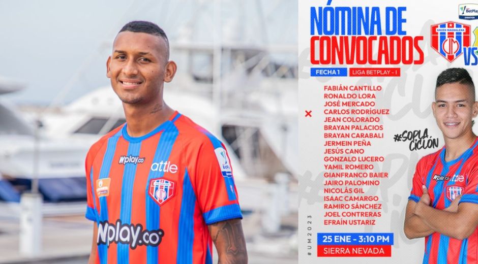 Unión Magdalena Estos son los convocados.