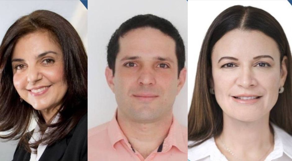 Son Joceline Azar, Camilo George e Íngrid Gómez.