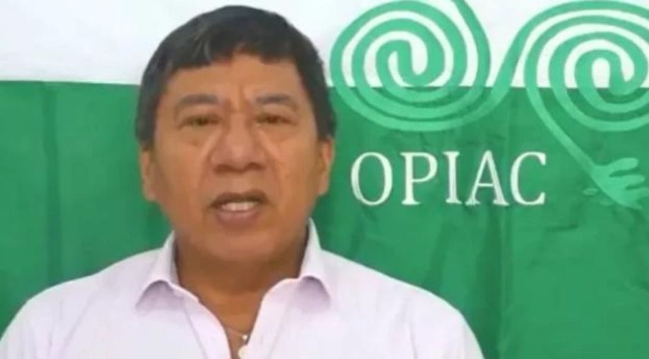 Opiac. Julio César Estrada Cordero, líder indígena.
