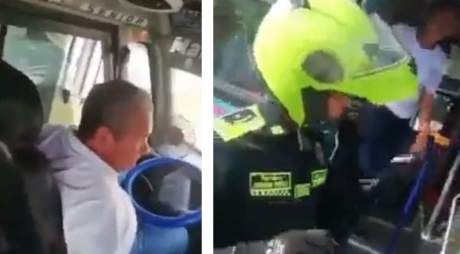 Cortesía Pasajeros y conductor fueron víctimas de atraco