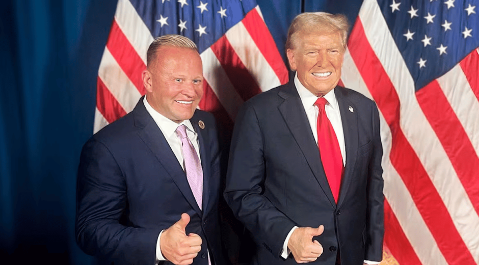 Donald Trump y Daniel Newlin