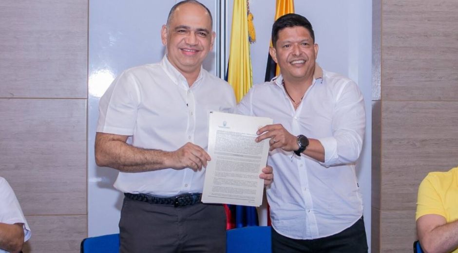 Cortesía En marzo de este año el Alcalde y el Rector firmaron un convenio marco.