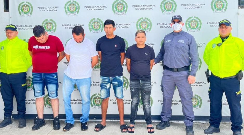 Cortesía Los capturados pertenecerían a la estructura delincuencial de 'Los Pachenca'