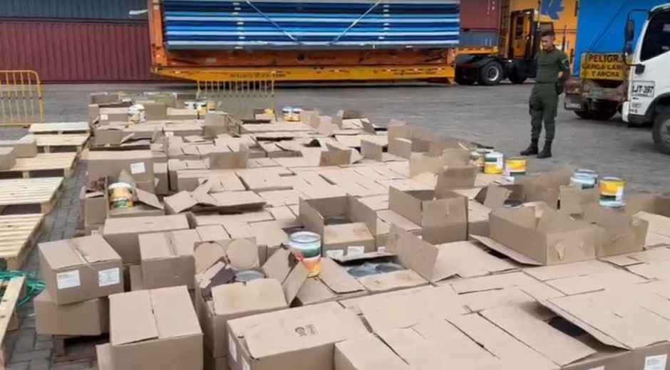 Cortesía Incautación de droga.