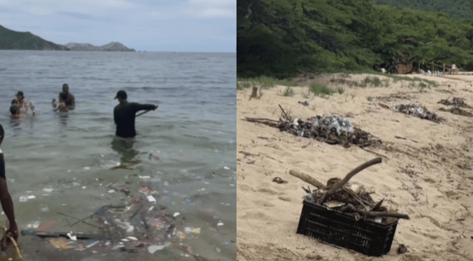 A pesar de 15 días de cierre, el Parque Tayrona fue encontrado lleno de basura