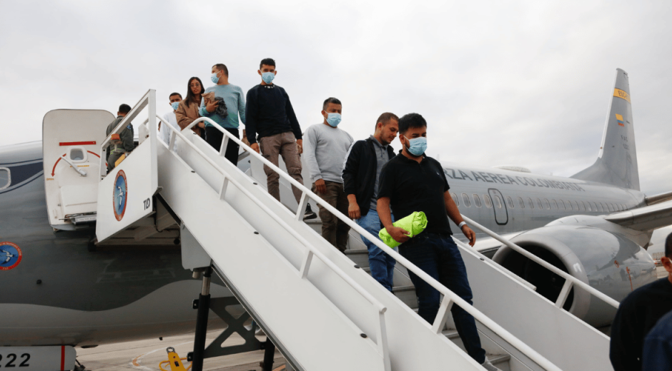 Primer vuelo recibido