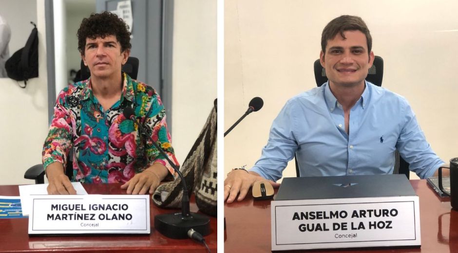 Cortesía El concejal Martínez y Gual pertenecen al partido ADA