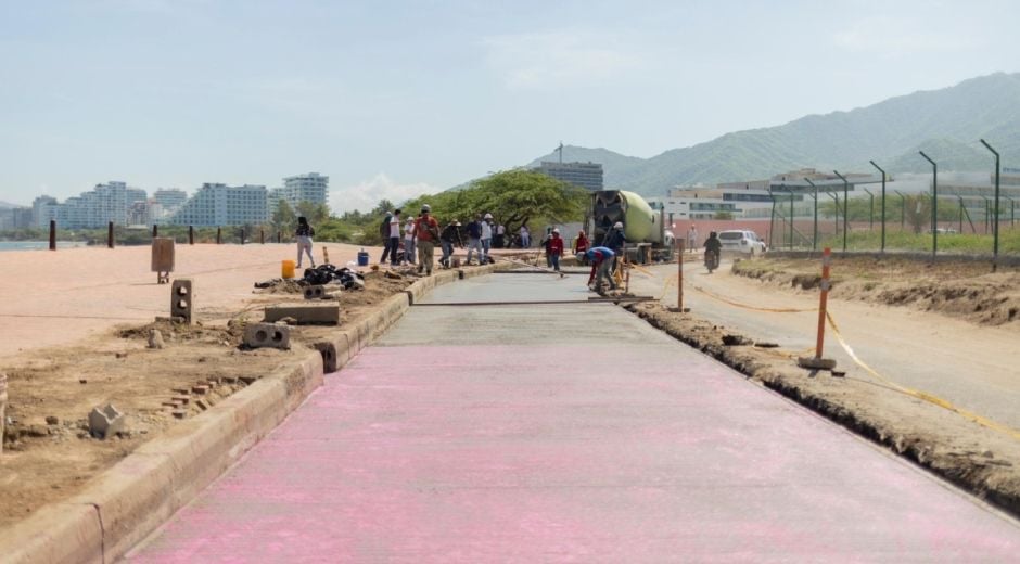Vía del Aeropuerto Internacional Simón Bolívar de Santa Marta