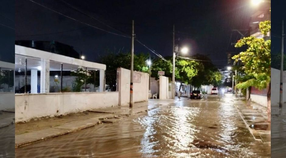 Lluvias sobrecargan el sistema de alcantarillado sanitario en Santa Marta
