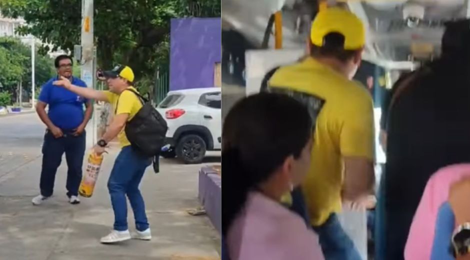 Una pasajera amenazó con lanzarse del vehículo si el conductor no se detenía