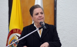 Clara López Obregón, ministra de Trabajo.