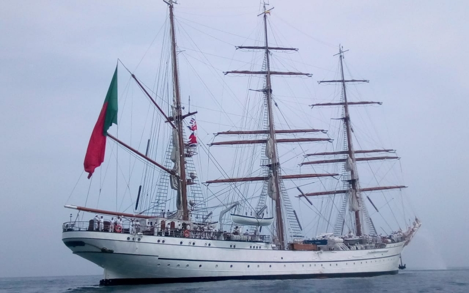 Óscar Mejía - Seguimiento.co Buque escuela NRP Sagres, de la marina portuguesa.